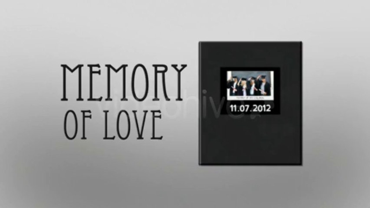 3D Memory Of Love - After Effects Template