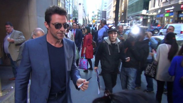 Hugh Jackman, Jake Gyllenhaal, Chris Hemsworth, Daniel Bruhl in NYC