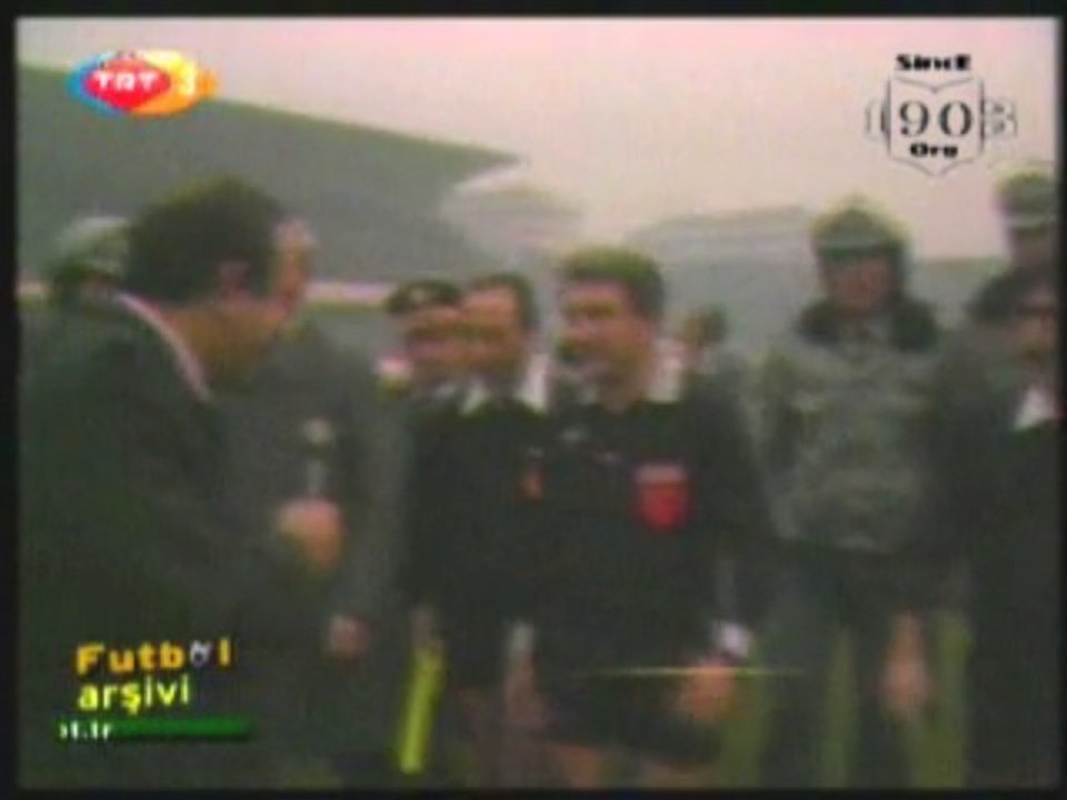 1986-87 Galatasaray-Beşiktaş maç sonu röportajlar
