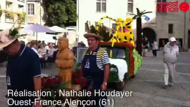 Saint-Fiacre, fête des jardiniers - Défilé fleuri