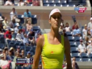 Ana Ivanovic - S. Arvidsson (US Open 2012 - Turul II) Part 2