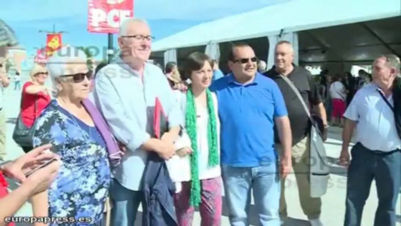 El Rey y el PP, protagonistas de la fiesta del PCE