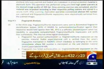 NADRA proves rigging in PML-N's Malir seat NA-258 on Election-2013 in Karachi