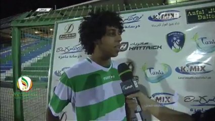 نجران 2 - 1 الشعلة - تصريح اللاعب احمد السهيل