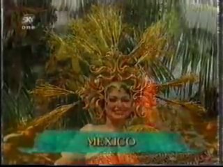 Miss World 1997 Parade of Nations - Blanca Soto