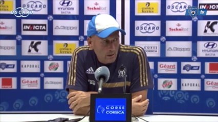 L1 / 2013-14 : Bastia 0-0 Marseille : Réaction de E. Baup