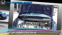 2011 HONDA CIVIC DX-VP - San Leandro Honda, Hayward Oakland Bay Area