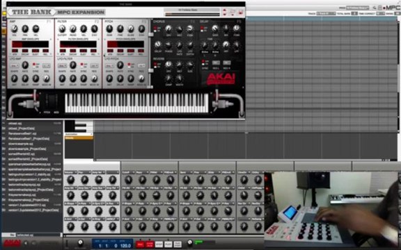 Checking Out The Akai MPC EXPANSION THE BANK For The MPC Renaissance/Studio Software