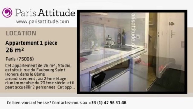 Appartement Studio à louer - Arc de Triomphe, Paris - Ref. 5338