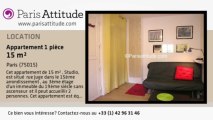 Appartement Studio à louer - Motte Piquet Grenelle, Paris - Ref. 6156