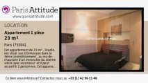 Appartement Studio à louer - St Paul, Paris - Ref. 5732