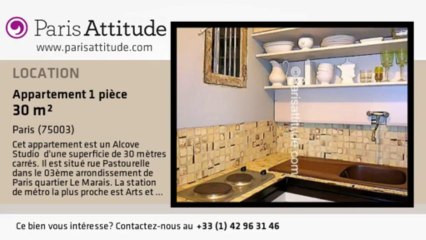 Appartement Alcove Studio à louer - Temple, Paris - Ref. 4034