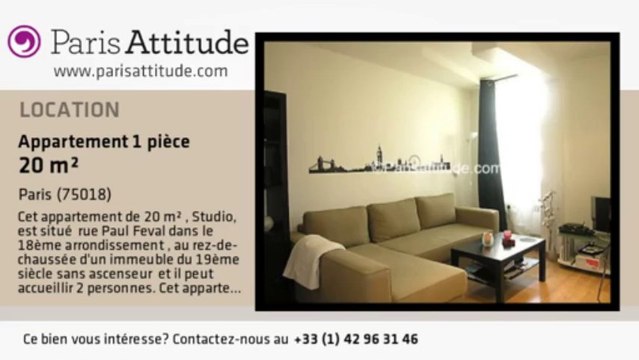 Appartement Studio à louer - Sacré Cœur, Paris - Ref. 7514