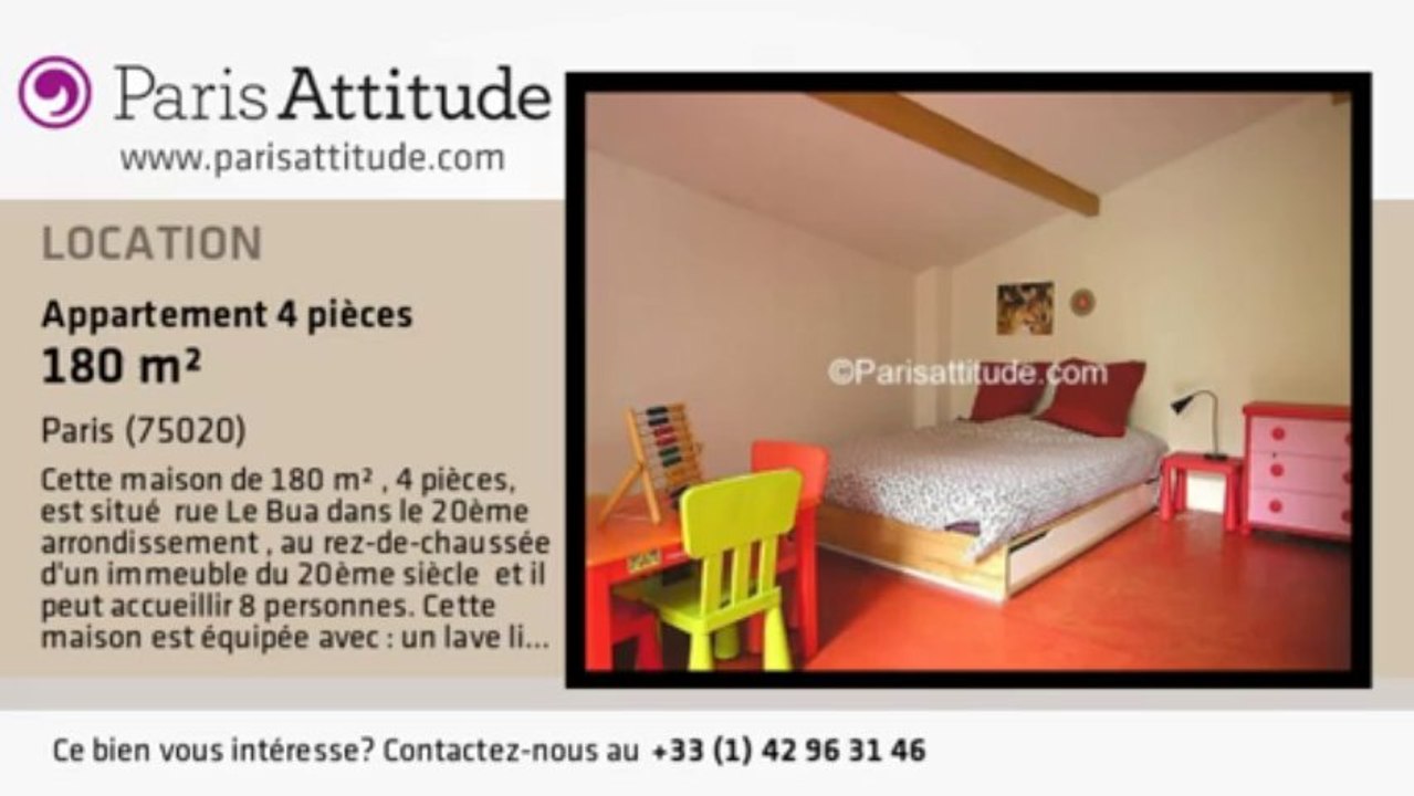 Maison de Ville 3 Chambres à louer - Gambetta, Paris - Ref. 7429