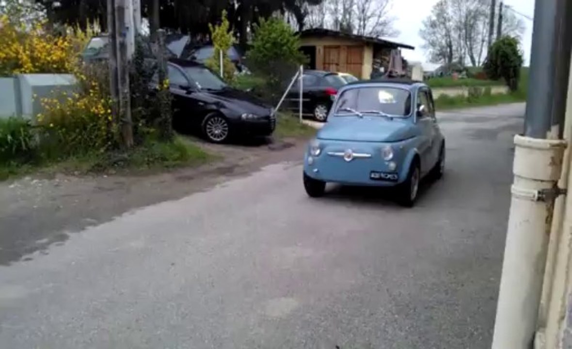 Fiat 500 la première sortie