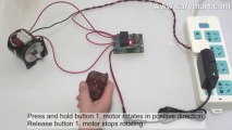 2 Channel DC Remote Controller Controls AC Motor to Rotate Forward and Reverse