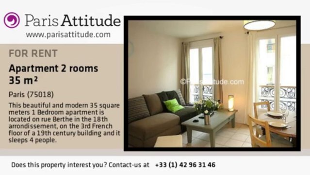 1 Bedroom Apartment for rent - Montmartre, Paris - Ref. 3052