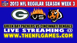 Watch Green Bay Packers vs Cincinnati Bengals Game Live Online Streaming