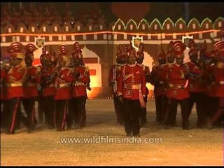 India's Border Security Force unit marching forward with pride and honour