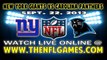 Watch New York Giants vs Carolina Panthers Live NFL Streaming Online