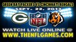Watch Green Bay Packers vs Cincinnati Bengals Live NFL Game Online