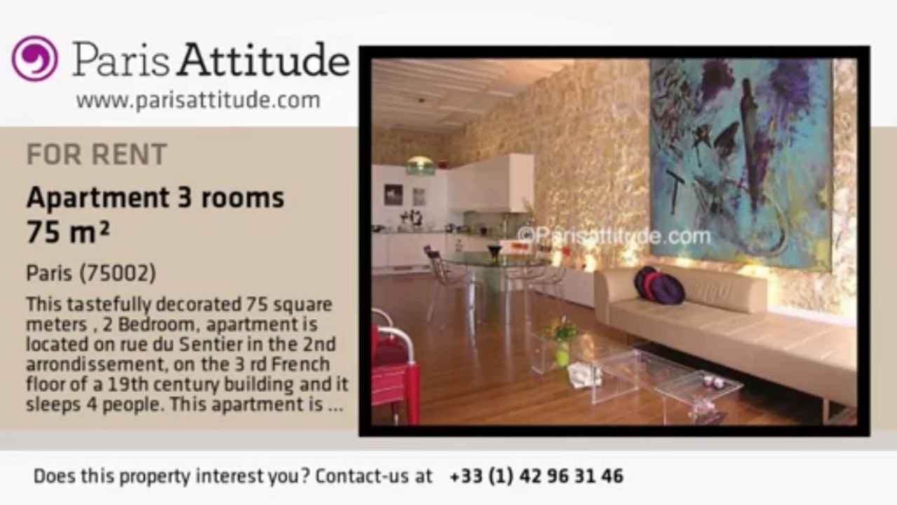 2 Bedroom Apartment for rent - Montorgueil, Paris - Ref. 7438