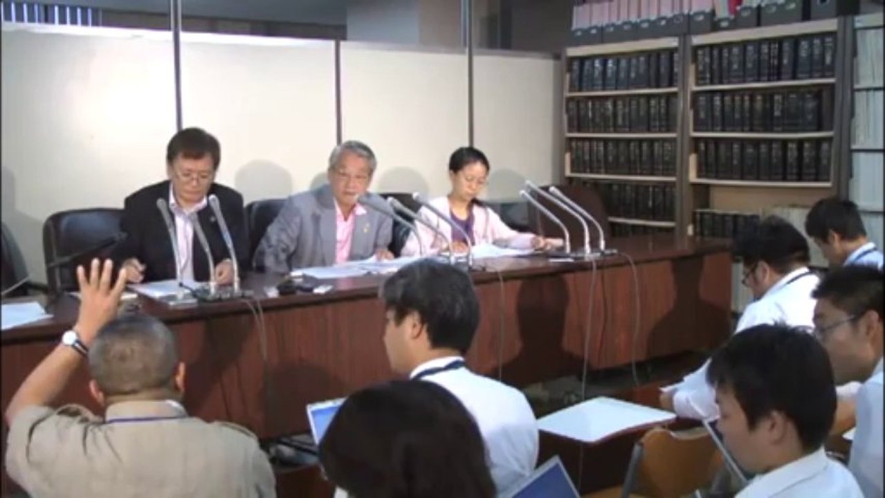 20130903 東電社長らを公害処罰法違反疑いで告発　福島原発告訴団記者会見