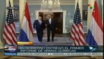 Entrega Siria informe sobre su arsenal químico