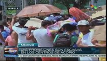 Hay escasez de alimentos en México como consecuencia de huracanes