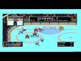 Mega Drive - NHLPA 93 - Ottawa vs Montreal - Round 1 - Game 1