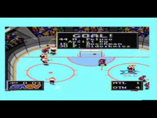 Mega Drive - NHLPA 93 - Ottawa vs Montreal - Round 1 - Game 4