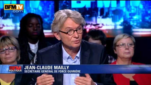 BFM Politique: l’interview de Jean-Claude Mailly par Apolline de Malherbe - 22/09
