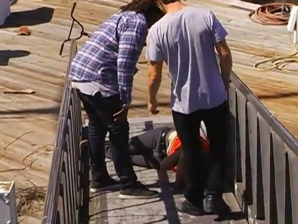 Brutal BMX Dock Gap Fail (then comes back to land it!)