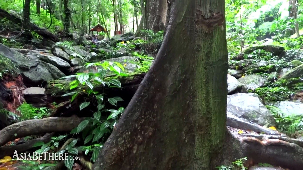 Waterfalls in the jungle in Thailand, Palau in Kaeng Krachan