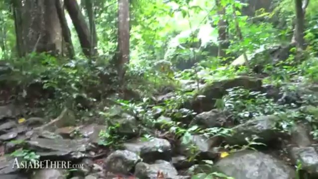 Waterfalls in the jungle in Thailand, Palau in Kaeng Krachan