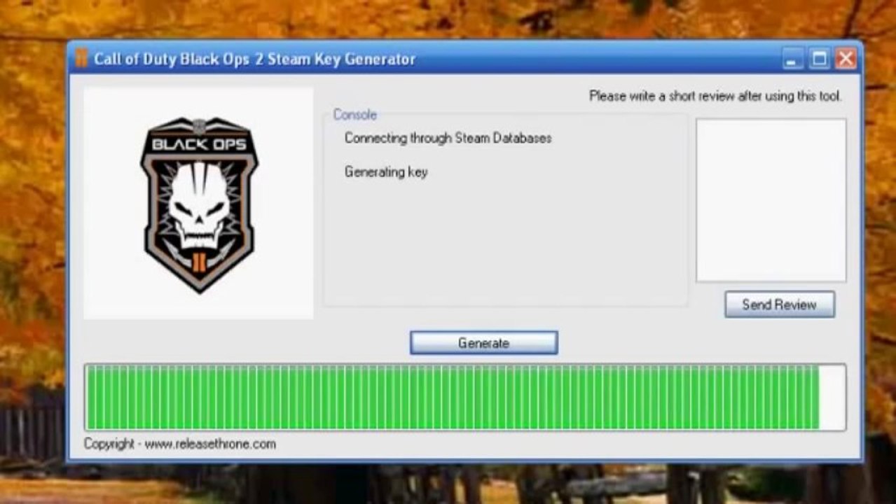 Call of Duty Black Ops 2 Steam Key Generator