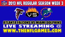 Watch Atlanta Falcons vs Miami Dolphins Game Live Online Streaming