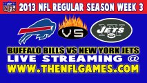 Watch Buffalo Bills vs New York Jets Live Stream Sept. 22, 2013
