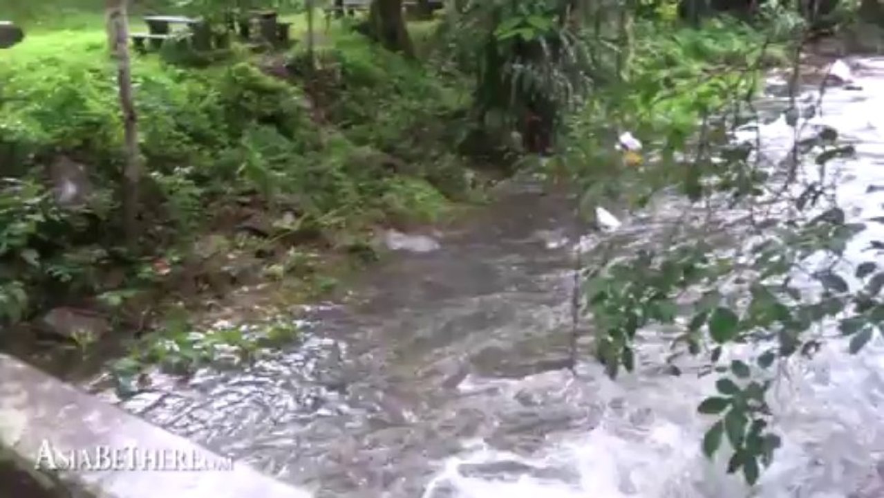 View to the river of Pala-U Waterfall from the old bridge, Kaeng Krachan National Park