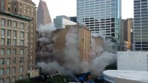 Houston Macys store in dawn implosion