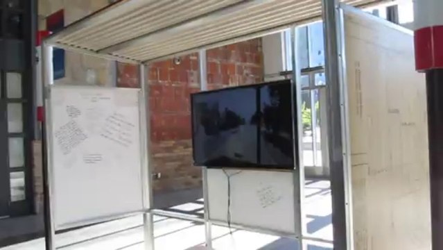 Late Arrival at 100th anniversary st clairwest streetcar at former TTC wychwood barns art museum in toronto canada