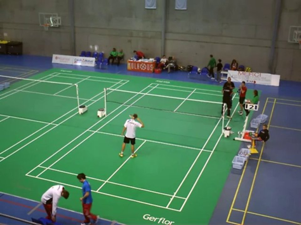 TOP12 J1 - BC Chambly Oise @ RED STAR Mulhouse Badminton, Simple Homme 2