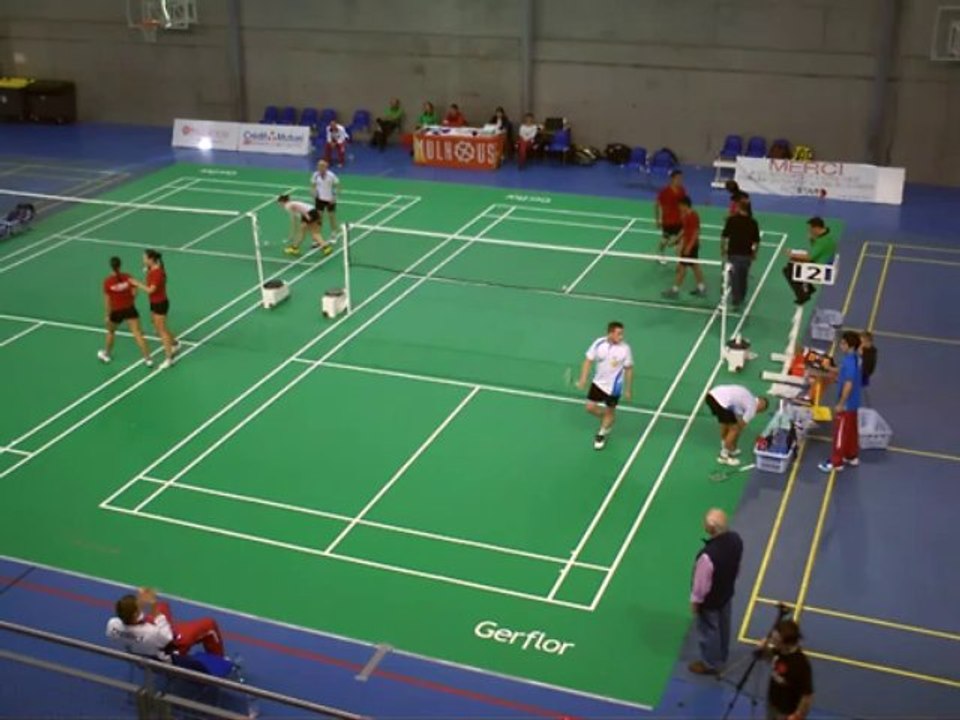 TOP12 J1 - BC Chambly Oise @ RED STAR Mulhouse Badminton, Double Hommes