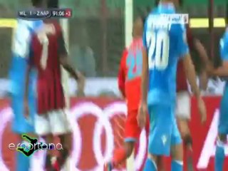 الهدف الاول للميلان فى نابولى