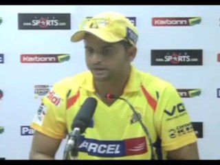 Chennai Super Kings batsman Suresh Raina press conference