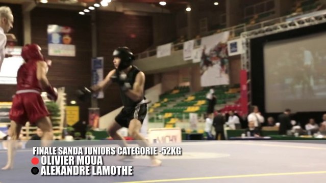 Olivier Moua vs Alexandre Lamothe : Finale Sanda Junior -52kg - Vichy 2013