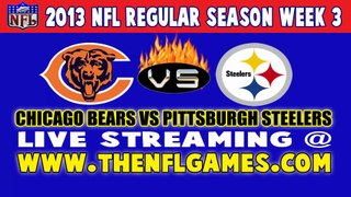 Watch Chicago Bears vs Pittsburgh Steelers Live Game Online