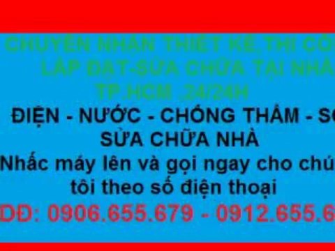tho sua mai ton nha o quan 2 tphcm///0912655679