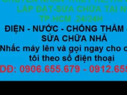tho sua mai ton nha o quan binh thanh tphcm///0912655679
