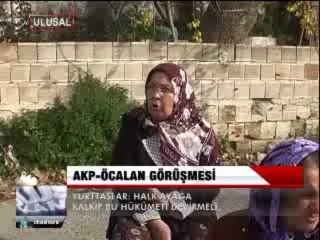 AKP   ÖCALAN GÖRÜŞMESİNE YURTTAŞLAR TEPKİLİ